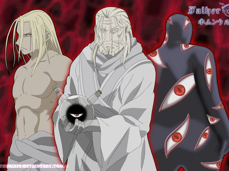 The Deceptive Dwarf who lived in a Flask, Father from Fullmetal Alchemist:&nbsp;Brotherhood